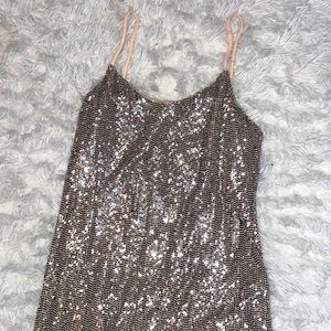 Sparkley champagne dress